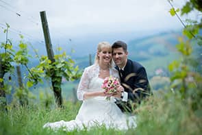 Hochzeitsfotos vom Brautpaar