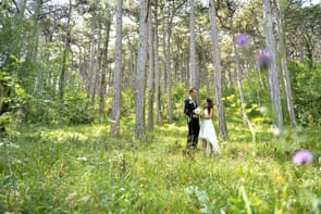 Hochzeit beim Buschenschank