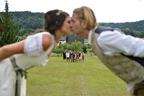 Hochzeit im Weingarten