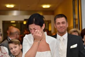 Hochzeit beim Buschenschank