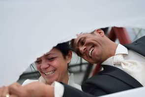Hochzeitsfotos vom Brautpaar